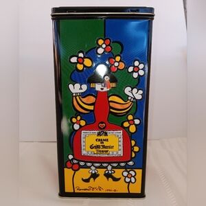 Romero Britto Artist Tin 1999 Crackers Sz.